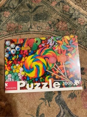 Seesaw Rainbow Candy 1000-Piece Puzzle - Multicolor